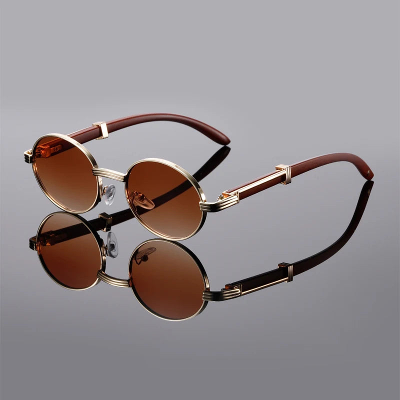 KAMMPT Vintage Oval Sunglasses