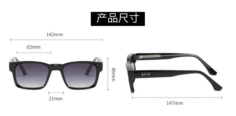 Jackson Blue Frame Sunglasses