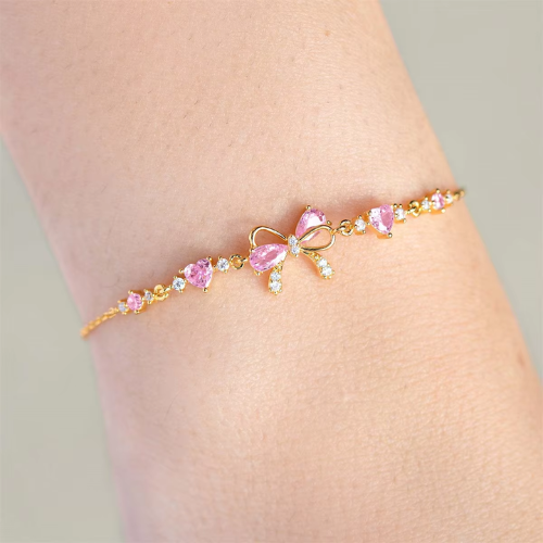 Pink Bow Bracelet 🎀