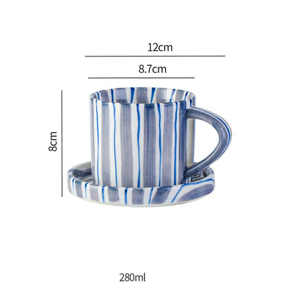 VIENNA STRIPED ESPRESSO SET