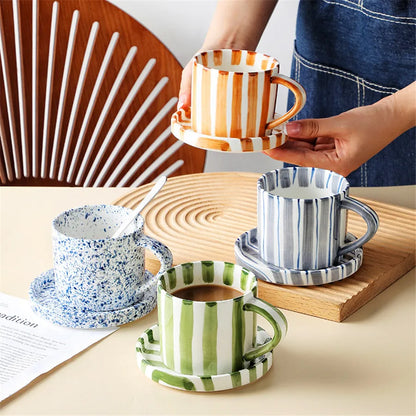 VIENNA STRIPED ESPRESSO SET