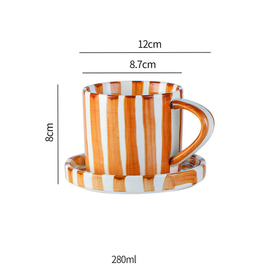 VIENNA STRIPED ESPRESSO SET