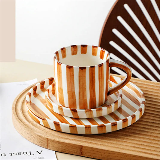 VIENNA STRIPED ESPRESSO SET
